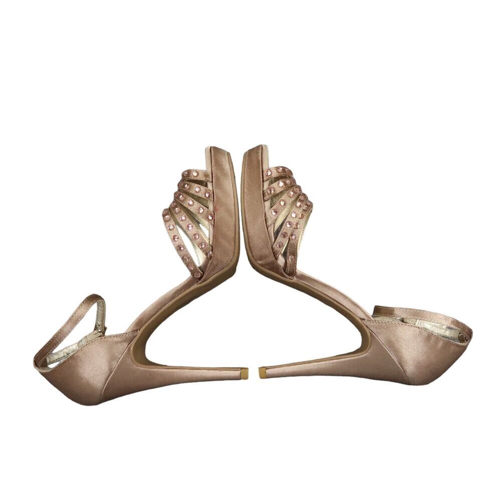 Audrey Brooke Shoes Women 7.5 Pump Stiletto Sandal Platform Formal Event Wedding - Picture 11 of 16